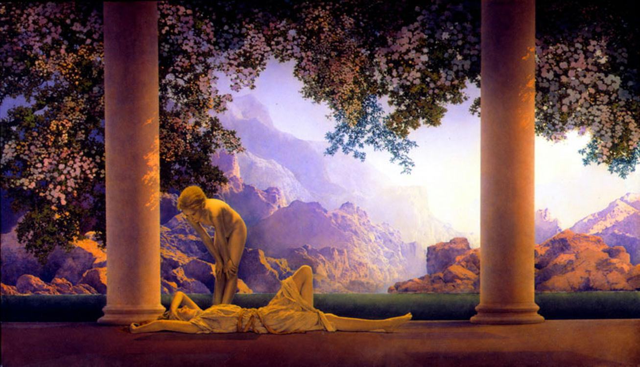 Maxfield Parrish Famous Paintings